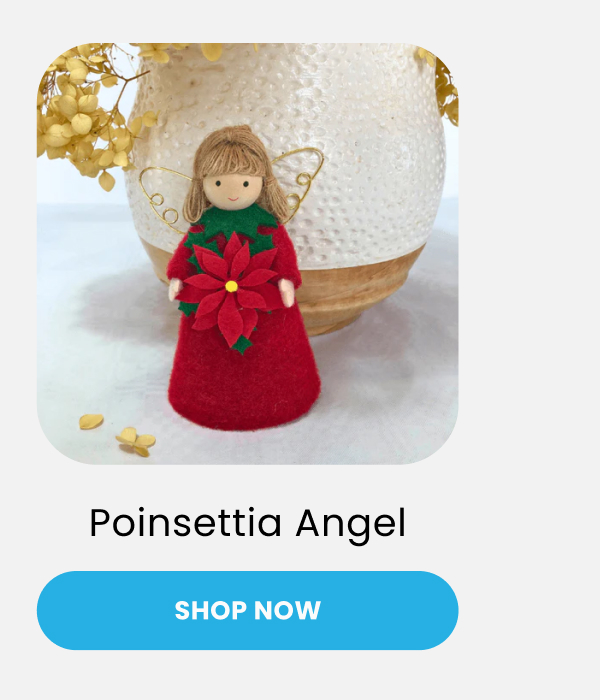 Poinsettia Angel