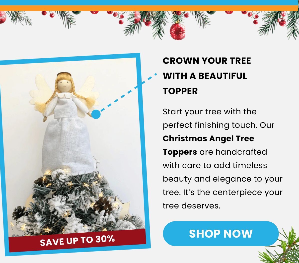 Christmas Angel Tree Toppers